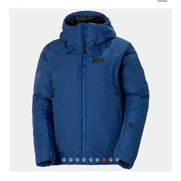 Helly Hansen Women's Odin Insulated Winter Jacket Deep Fjord Blue Small NWT - Picture 1 of 16